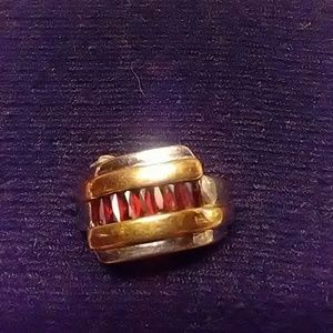 Two tone NWT Ring